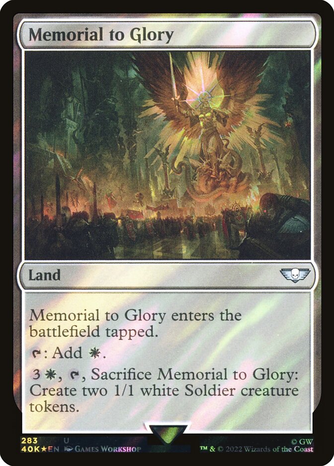 Memorial to Glory, Warhammer 40,000 Commander · 283-star