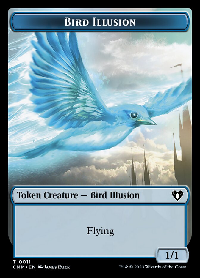 Bird Illusion, Commander Masters Tokens · 0011