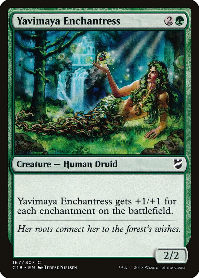 Yavimaya Enchantress, Commander 2018 · 167/307