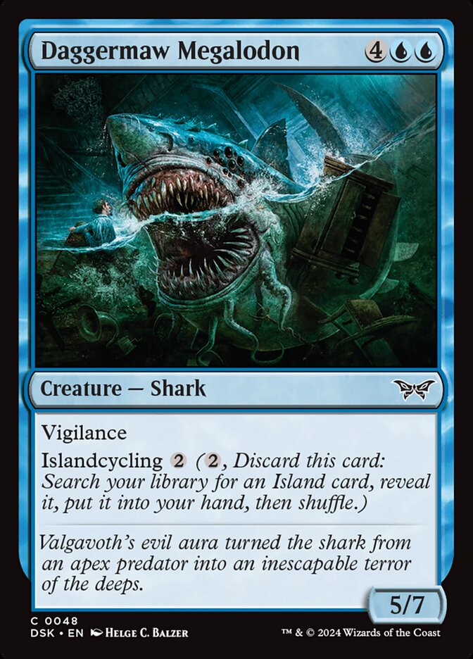 Daggermaw Megalodon, Duskmourn: House of Horror · 0048