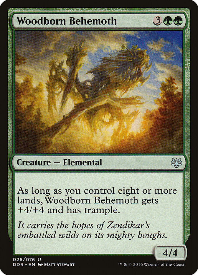 Woodborn Behemoth, Duel Decks: Nissa vs. Ob Nixilis · 026/076