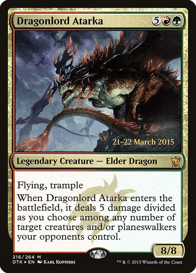 Dragonlord Atarka, Dragons of Tarkir Promos · 216/264