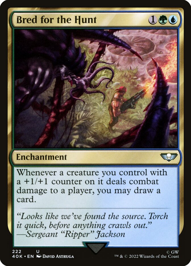 Bred for the Hunt, Warhammer 40,000 Commander · 222/617