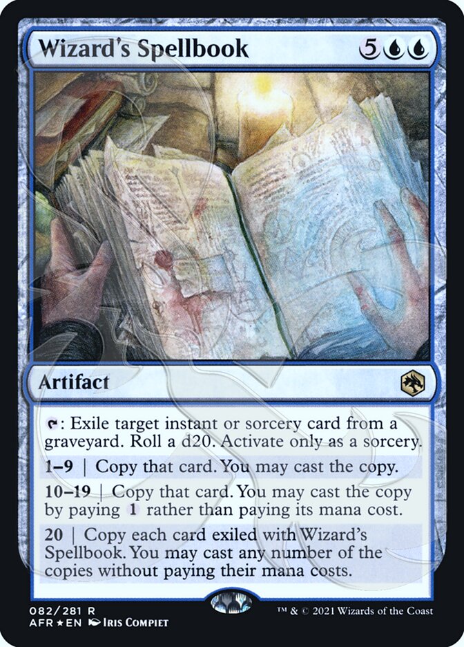 Wizard's Spellbook, Adventures in the Forgotten Realms Promos · 82a