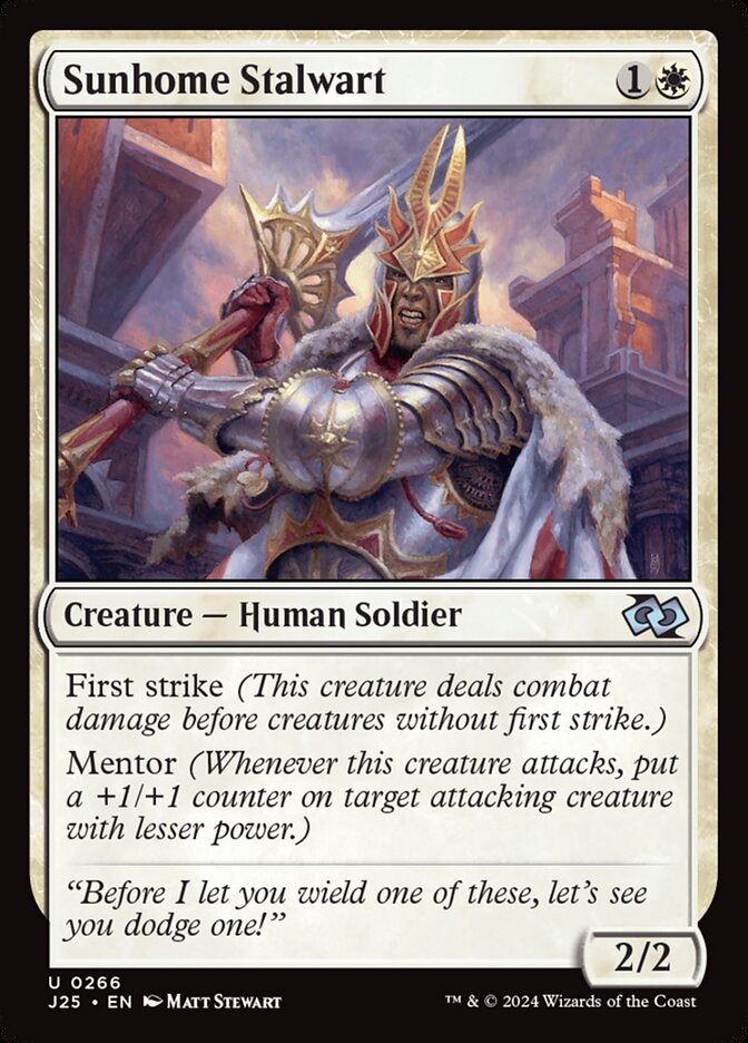 Sunhome Stalwart, Foundations Jumpstart · 0266
