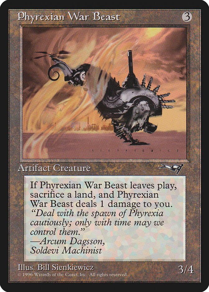 Phyrexian War Beast, Alliances · 127a