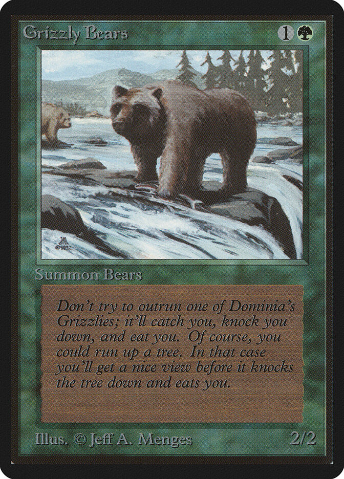 Grizzly Bears, Limited Edition Beta · 200