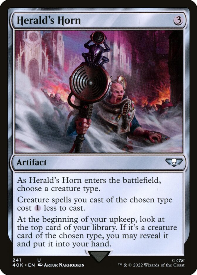 Herald's Horn, Warhammer 40,000 Commander · 241/617