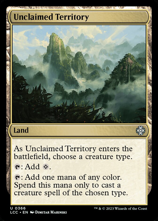 Unclaimed Territory, The Lost Caverns of Ixalan Commander · 0366
