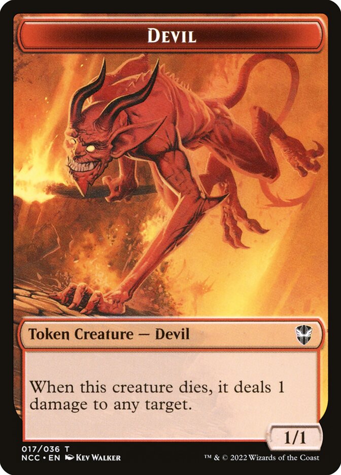 Devil, New Capenna Commander Tokens · 017