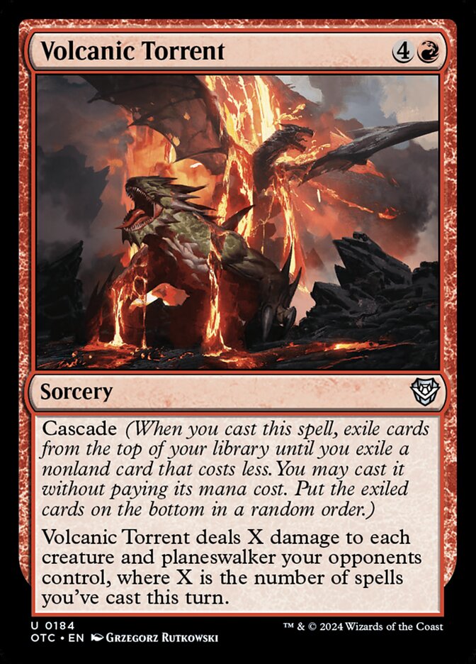 Volcanic Torrent, Outlaws of Thunder Junction Commander · 0184
