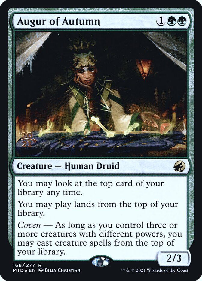 Augur of Autumn, Innistrad: Midnight Hunt Promos · 168/277