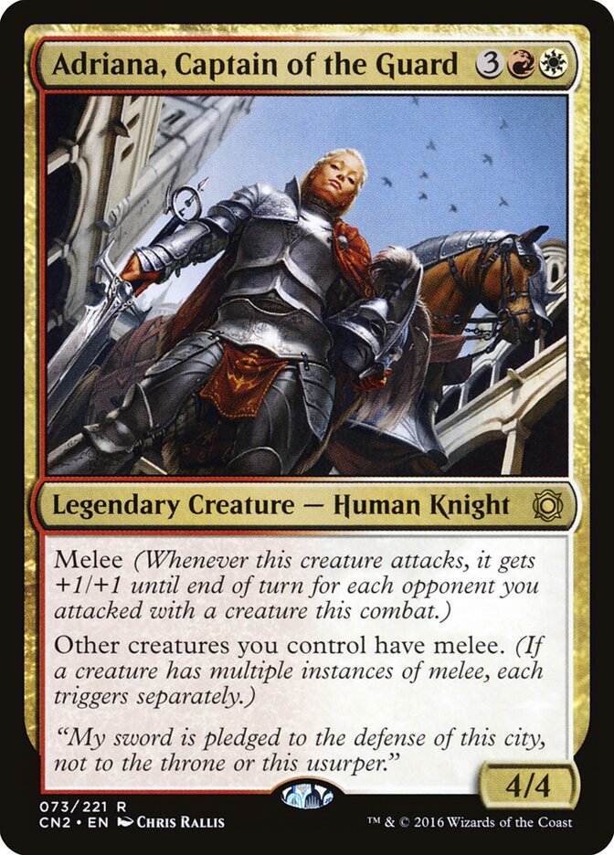 Adriana, Captain of the Guard, Conspiracy: Take the Crown · 073/221