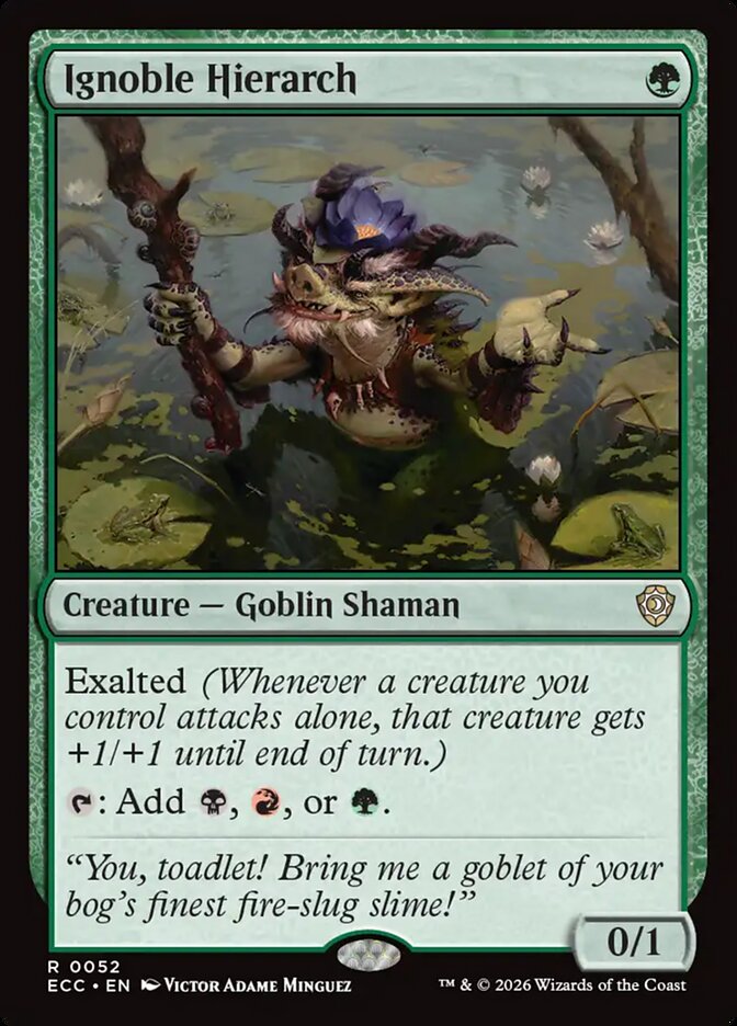 Ignoble Hierarch, Lorwyn Eclipsed Commander · 0052