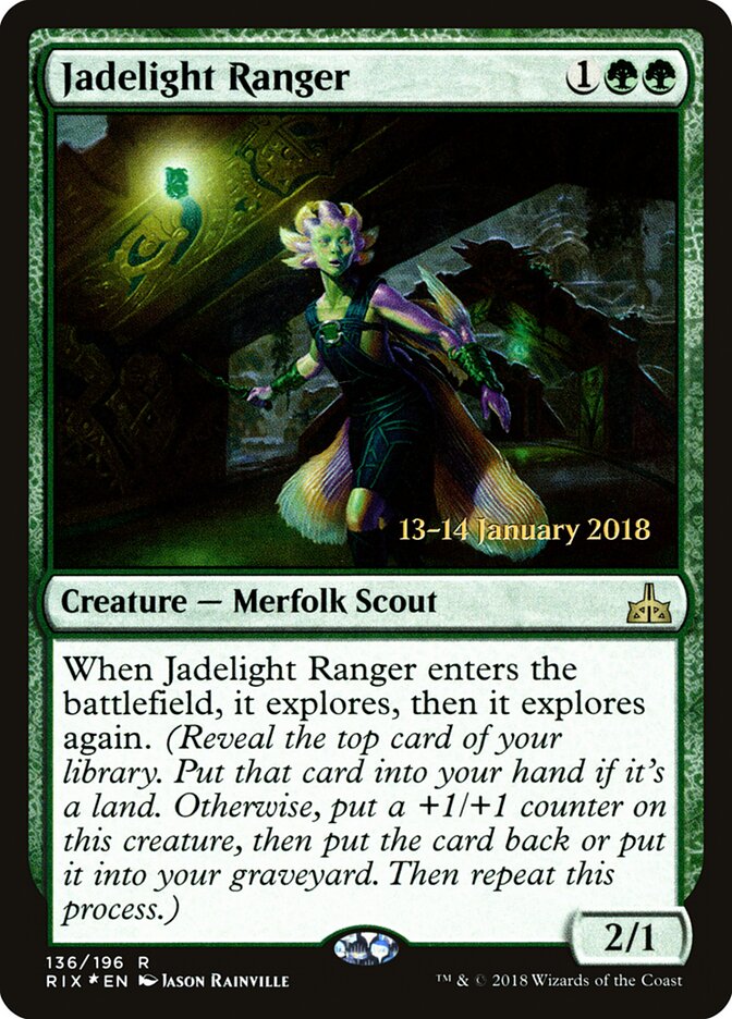 Jadelight Ranger, Rivals of Ixalan Promos · 136/196