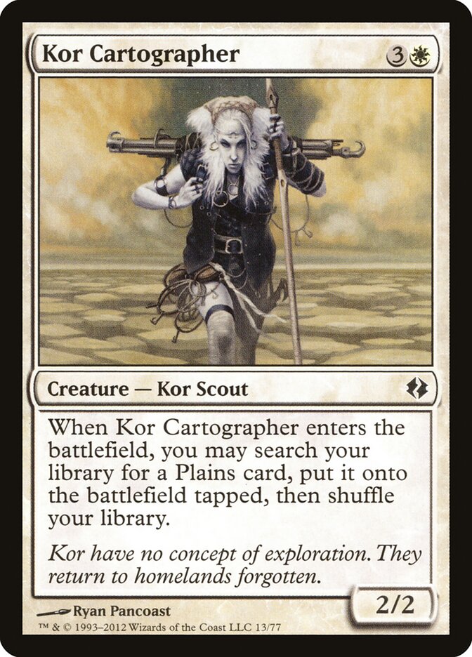 Kor Cartographer, Duel Decks: Venser vs. Koth · 13/77