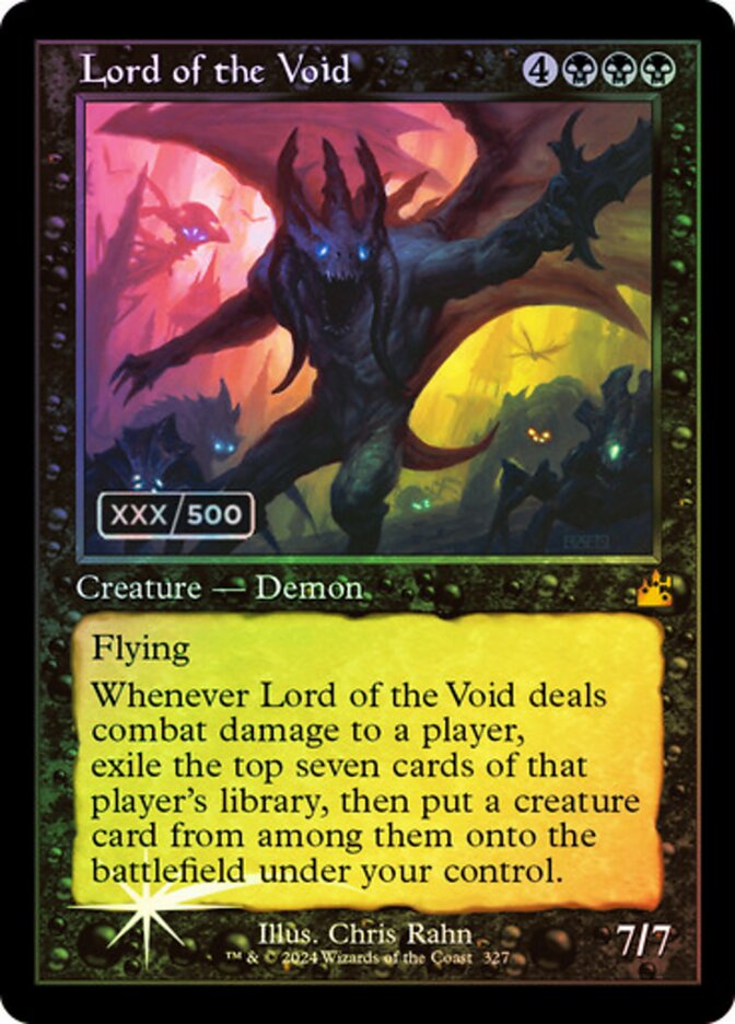 Lord of the Void, Ravnica Remastered · 327z