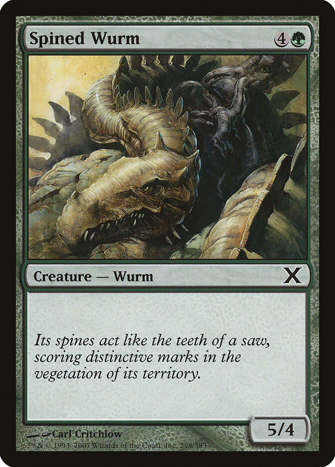 Spined Wurm, Tenth Edition · 298/383