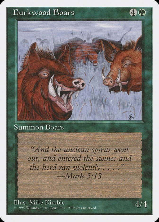 Durkwood Boars, Fourth Edition · 241