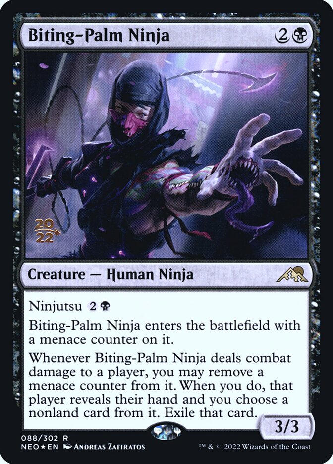 Biting-Palm Ninja, Kamigawa: Neon Dynasty Promos · 088/302