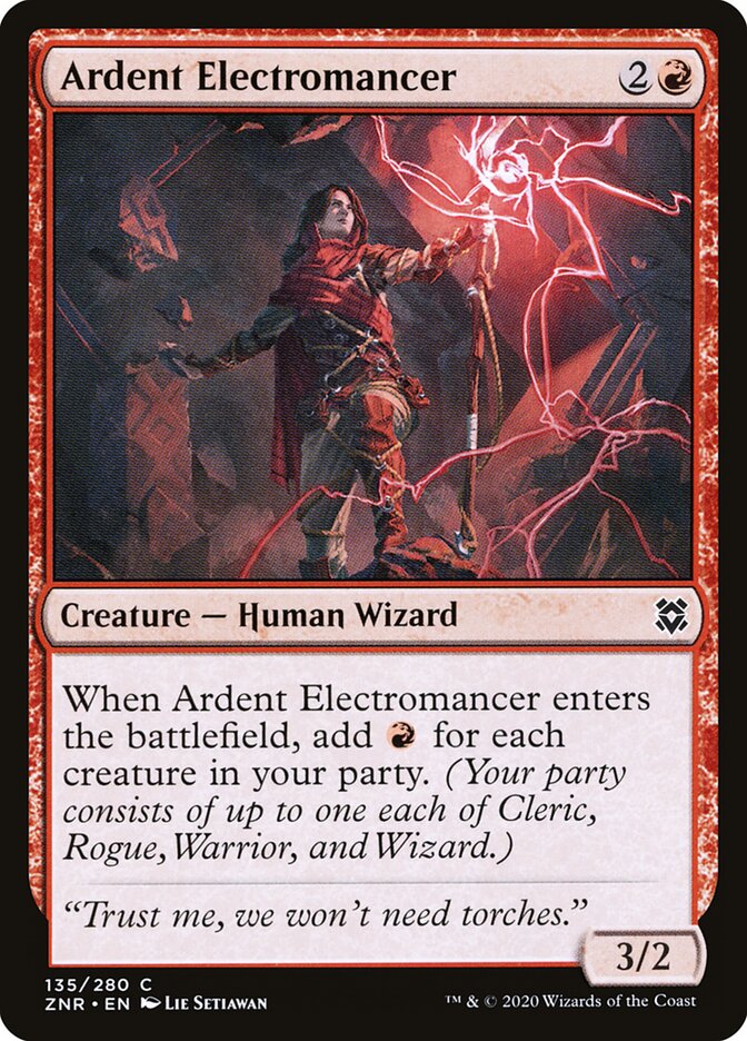 Ardent Electromancer, Zendikar Rising · 135/280