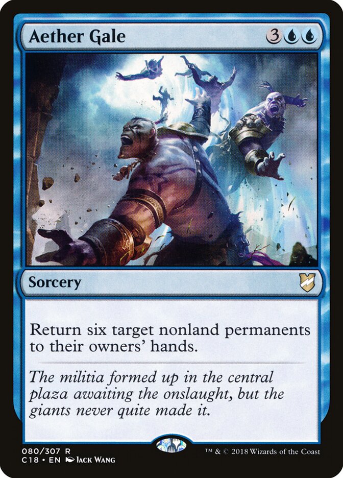Aether Gale, Commander 2018 · 080/307