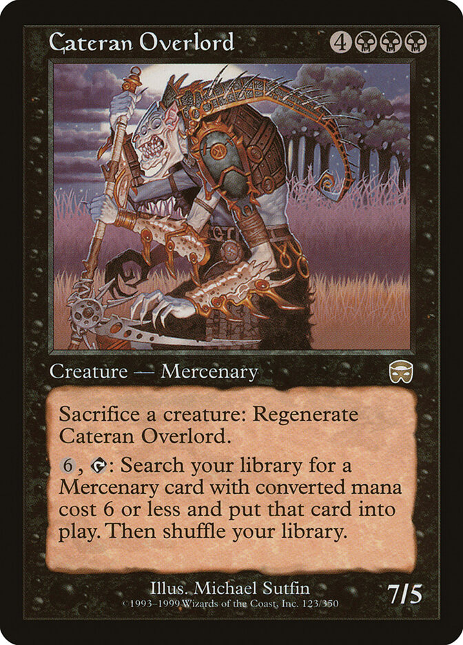 Cateran Overlord, Mercadian Masques · 123/350