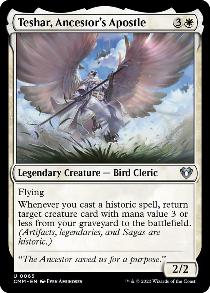 Teshar, Ancestor's Apostle, Commander Masters · 0065