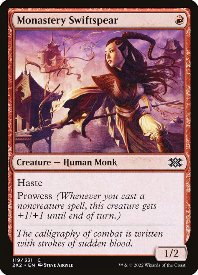 Monastery Swiftspear, Double Masters 2022 · 119/331