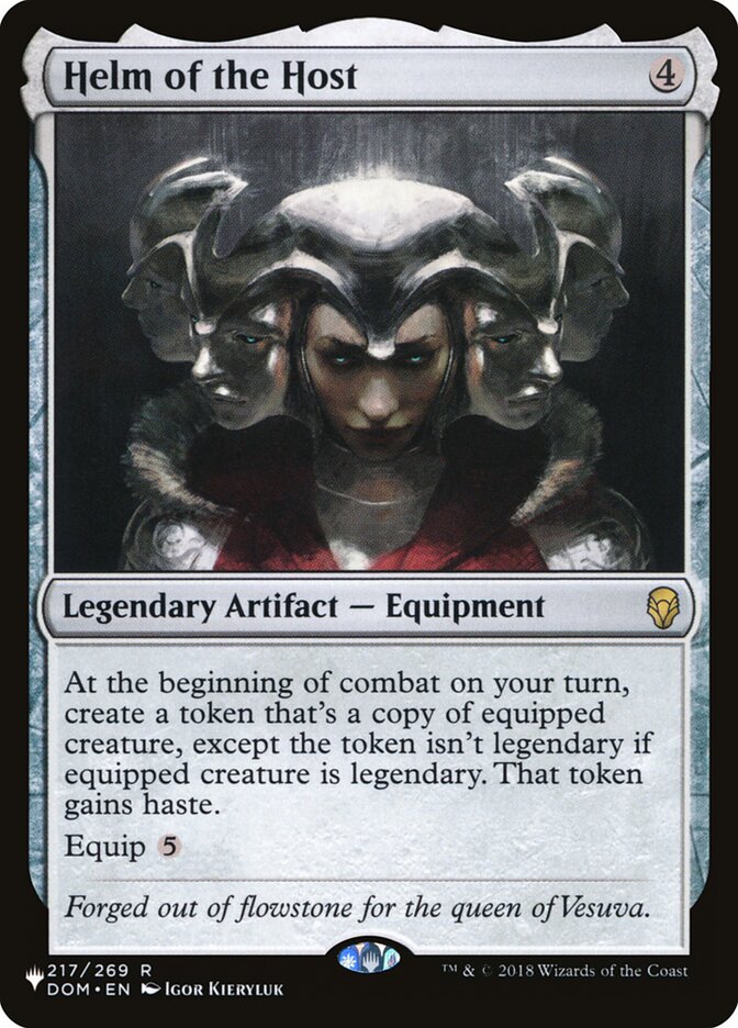 Helm of the Host, The List · dom-217