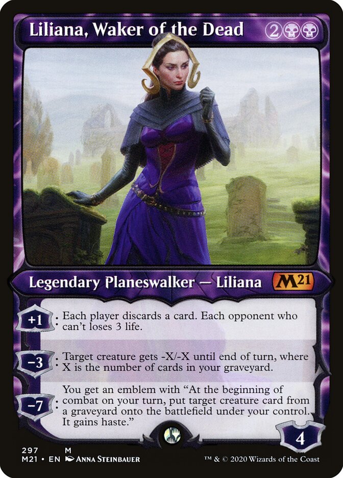 Liliana, Waker of the Dead, Core Set 2021 · 297