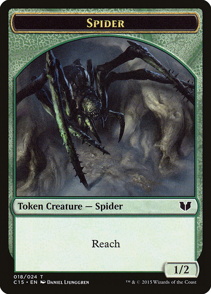 Spider, Commander 2015 Tokens · 018
