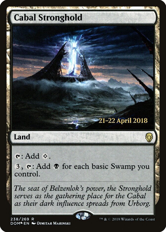 Cabal Stronghold, Dominaria Promos · 238/269
