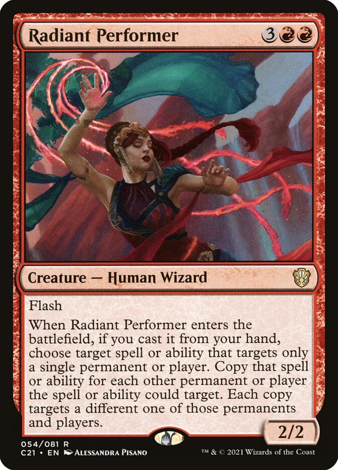 Radiant Performer, Commander 2021 · 054/081