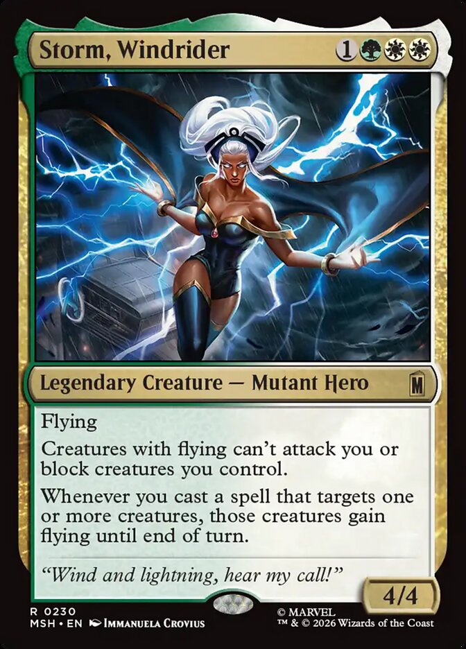 Storm, Windrider, Marvel Super Heroes · 0230