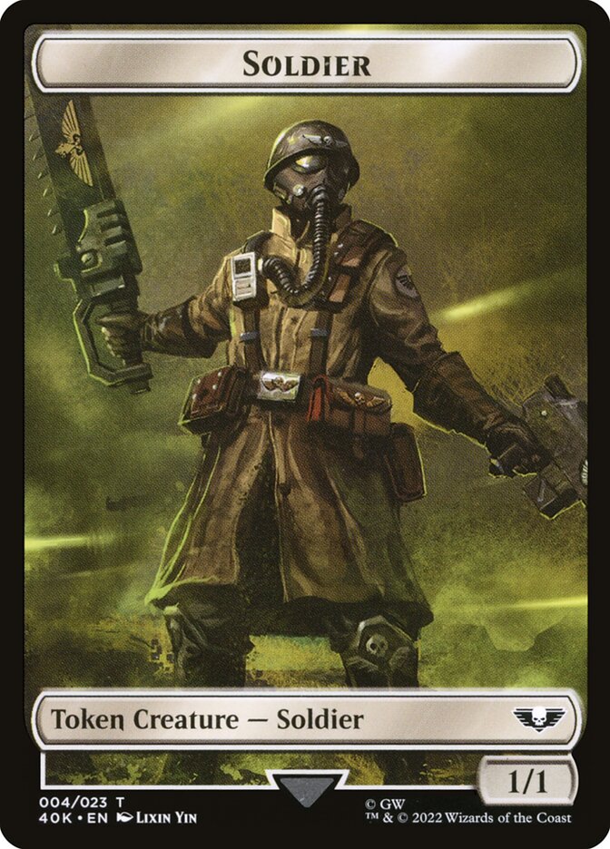 Soldier, Warhammer 40,000 Tokens · 004