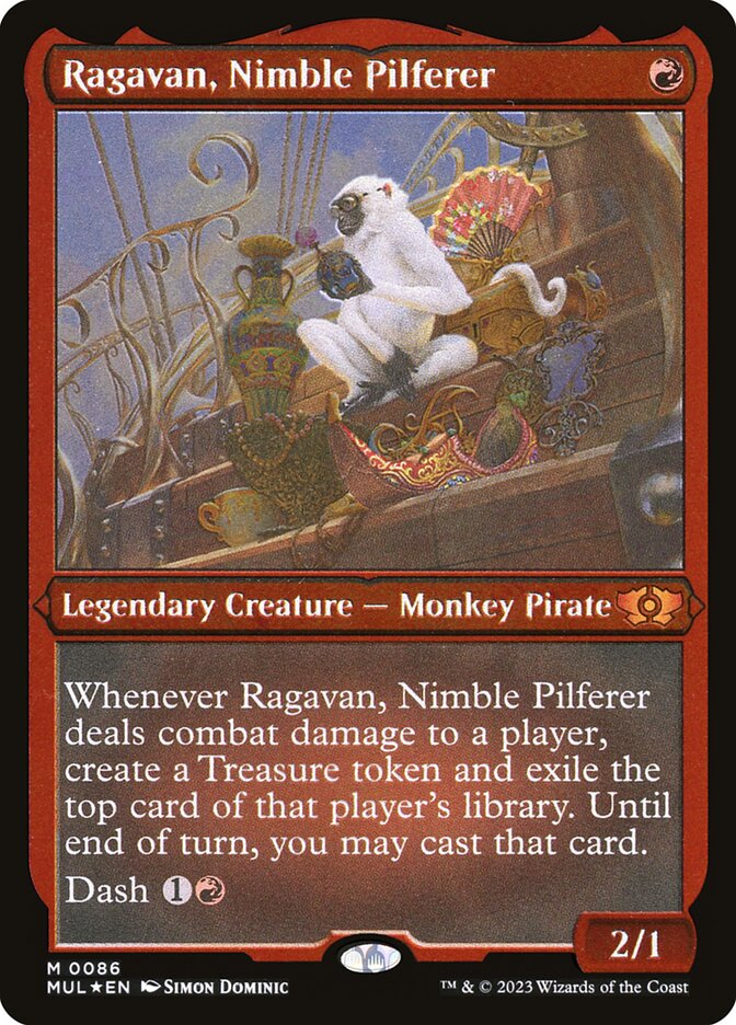 Ragavan, Nimble Pilferer, Multiverse Legends · 0086