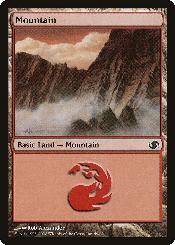 Mountain, Duel Decks: Jace vs. Chandra · 59/62