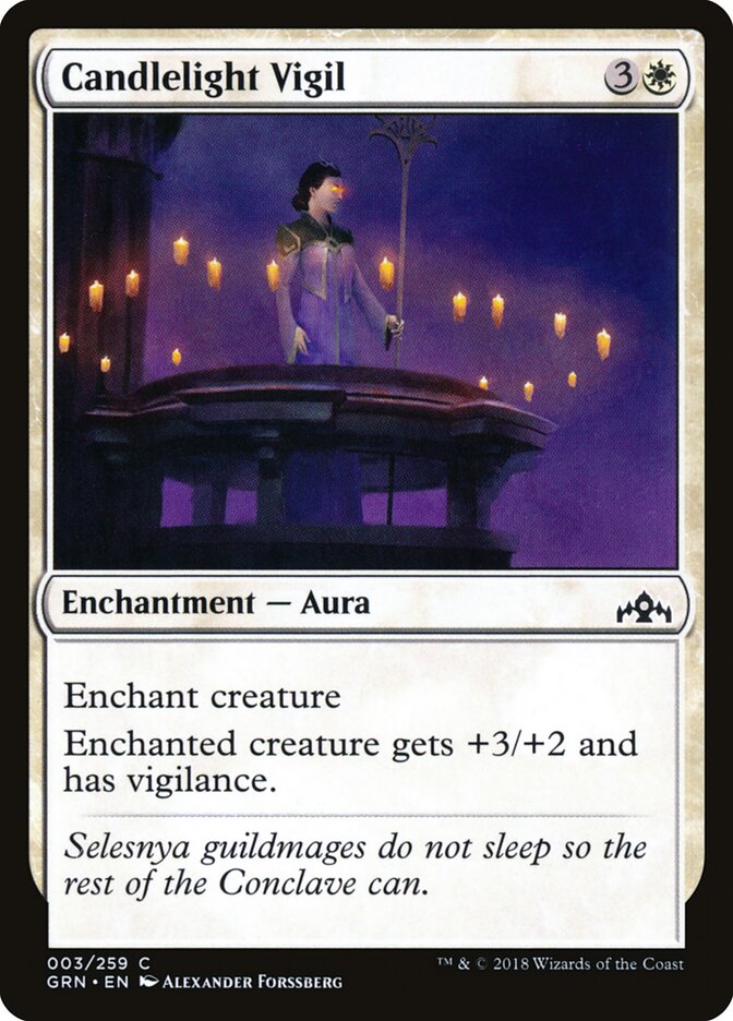 Candlelight Vigil, Guilds of Ravnica · 003/259