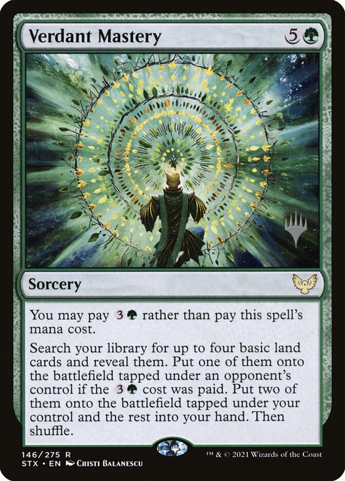 Verdant Mastery, Strixhaven: School of Mages Promos · 146/275
