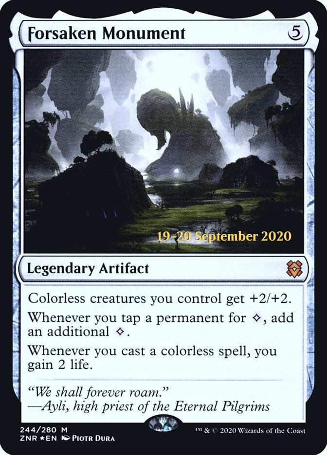 Forsaken Monument, Zendikar Rising Promos · 244/280