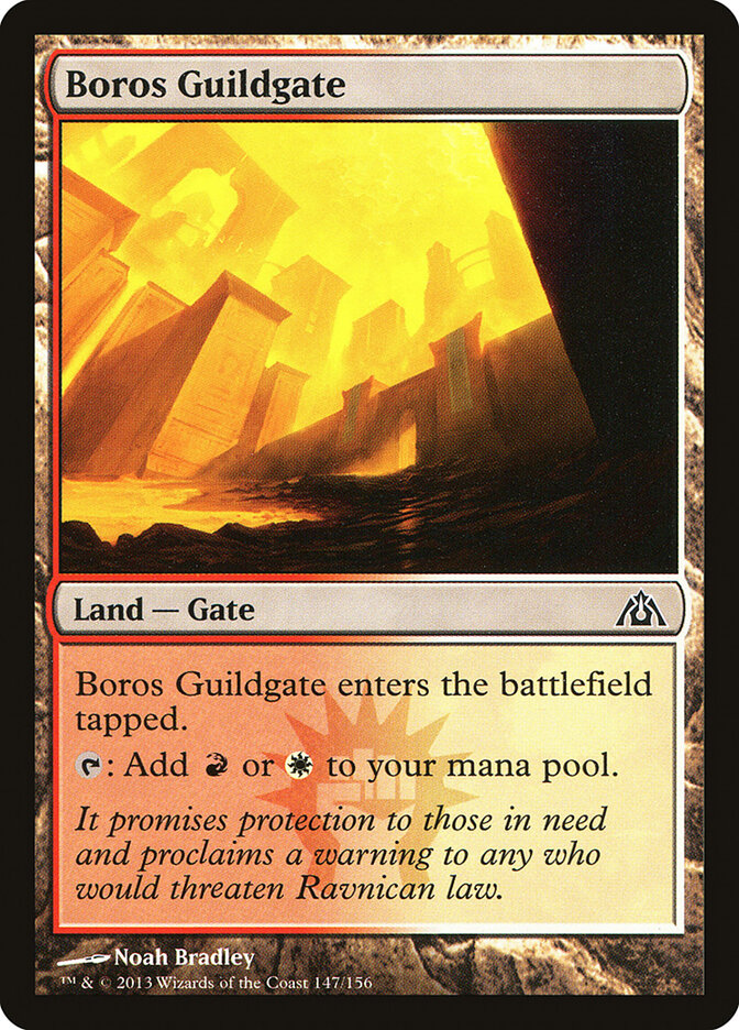 Boros Guildgate, Dragon's Maze · 147/156