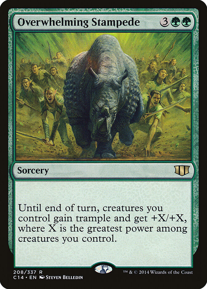 Overwhelming Stampede, Commander 2014 · 208/337