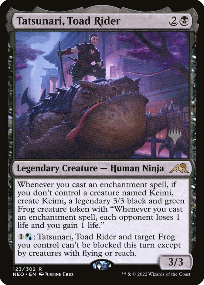 Tatsunari, Toad Rider, Kamigawa: Neon Dynasty Promos · 123/302