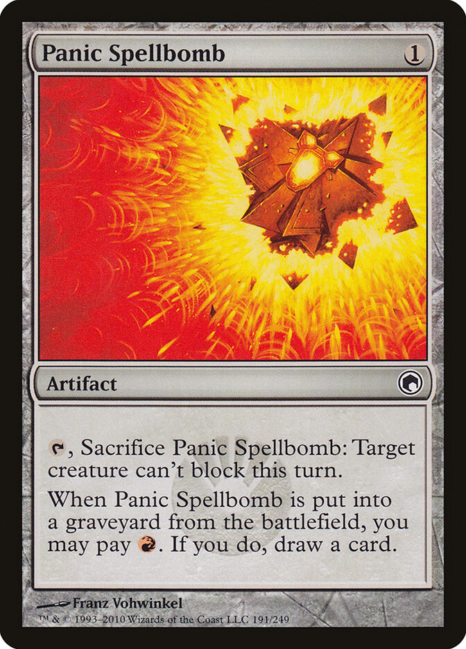 Panic Spellbomb, Scars of Mirrodin · 191/249