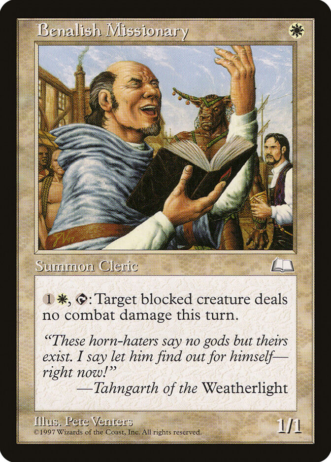 Benalish Missionary, Weatherlight · 10