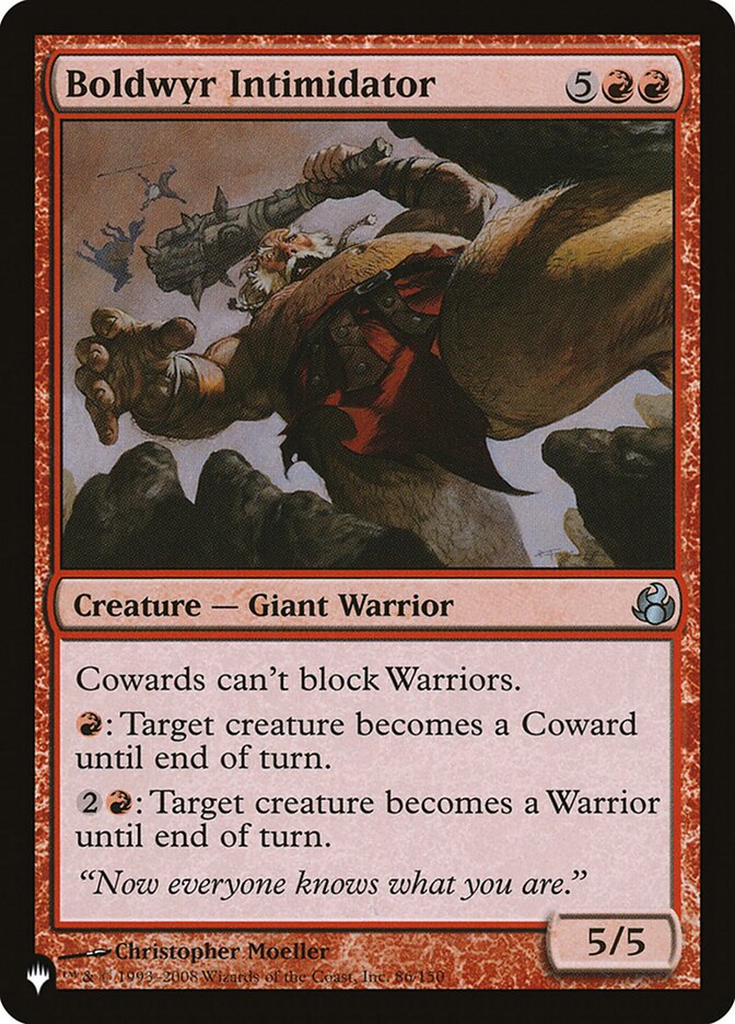 Boldwyr Intimidator, The List · mor-86