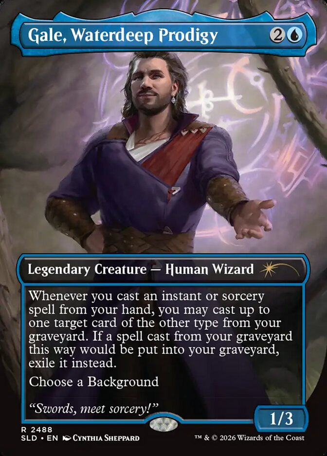 Gale, Waterdeep Prodigy, Secret Lair Drop · 2488