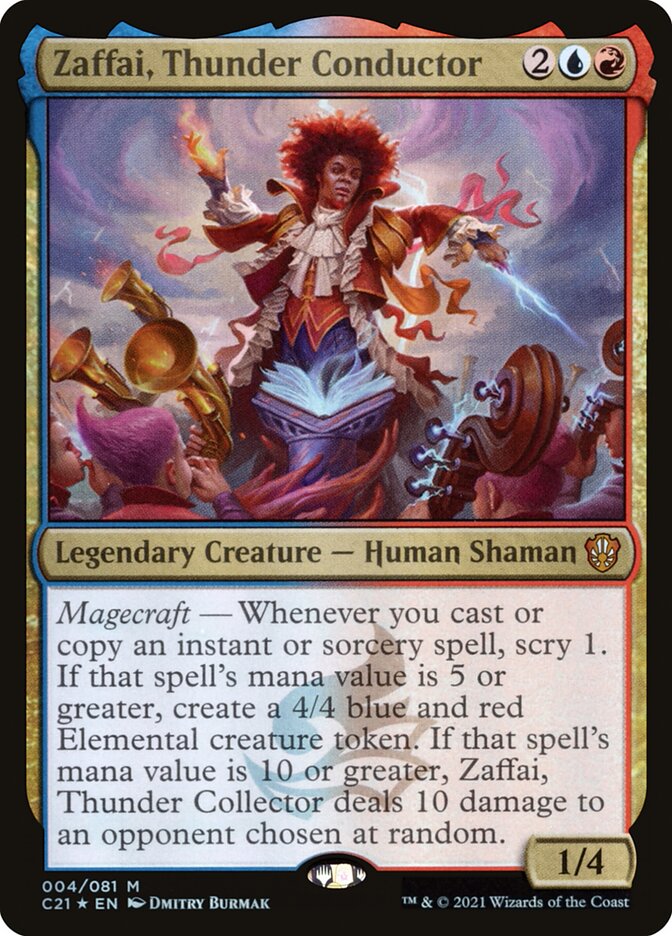 Zaffai, Thunder Conductor, Commander 2021 · 004/081