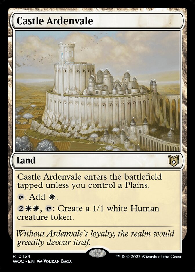 Castle Ardenvale, Wilds of Eldraine Commander · 0154